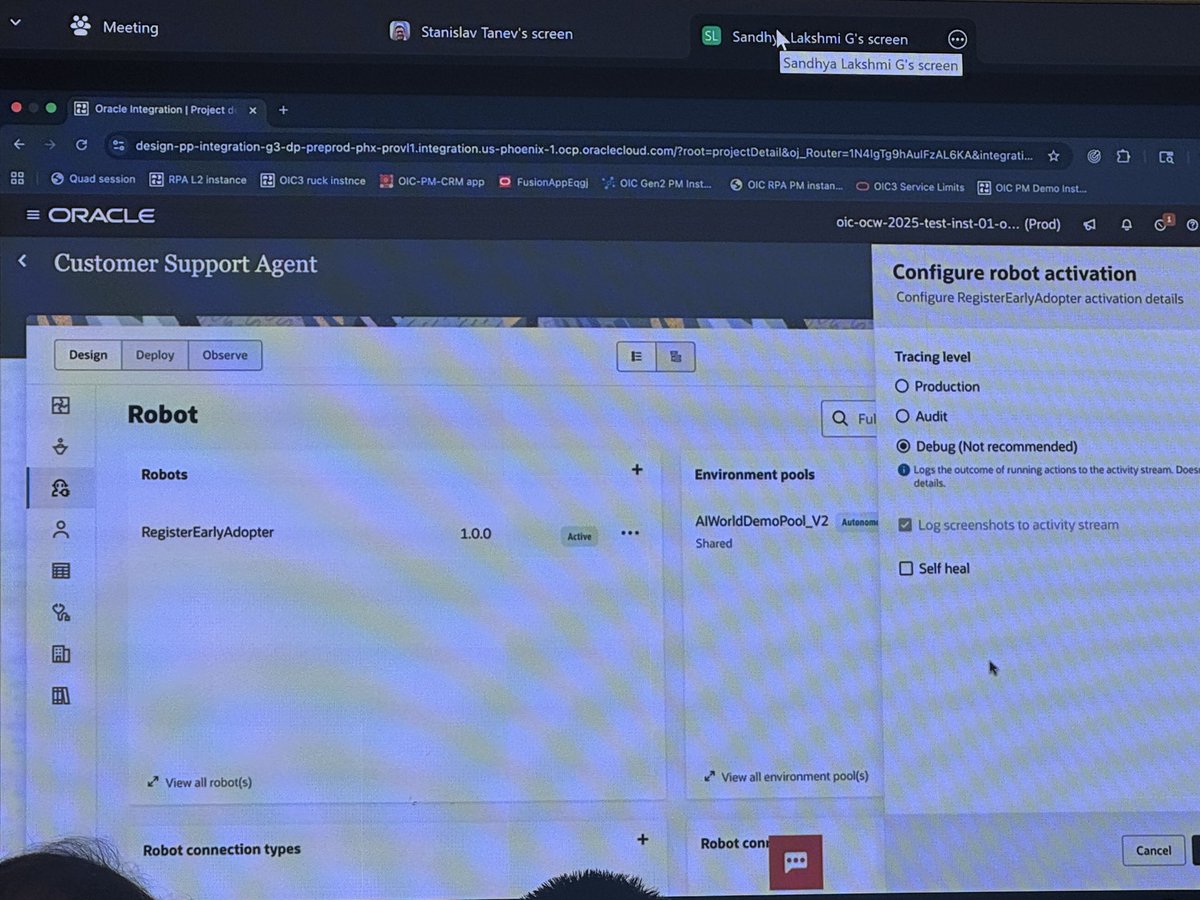ggonza4knex's tweet image. Bringing #AI to #OracleRPA making it automatically correct errors on UI changes and suggest a new version of robot with the change #AIWorld
@Oracle @OracleIntegrate @knextech