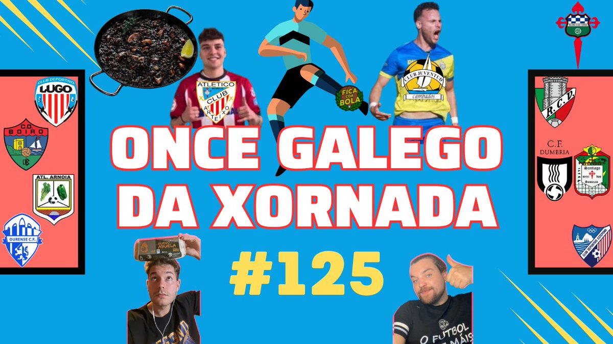 Fica Coa Bola YT (@ficacoabola) on Twitter photo 😍Xa dispoñible o #OnceGalego125 na canle de Youtube
🥚❌Con Diego Iglesias do <a href="/ClubJuvCambados/">Club Juventud Cambados</a> e Roi Rama do <a href="/AtlArteixo/">Atlético Arteixo</a> 
👀Con que adestrador da nosa Terceira comeriades cada domingo?
🙏Hypear e like se vos mola axuda moito!
⬇️PREME PARA VELO:
🔗youtu.be/jZfbIj7S-mI 😍Xa dispoñible o #OnceGalego125 na canle de Youtube
🥚❌Con Diego Iglesias do <a href="/ClubJuvCambados/">Club Juventud Cambados</a> e Roi Rama do <a href="/AtlArteixo/">Atlético Arteixo</a> 
👀Con que adestrador da nosa Terceira comeriades cada domingo?
🙏Hypear e like se vos mola axuda moito!
⬇️PREME PARA VELO:
🔗youtu.be/jZfbIj7S-mI