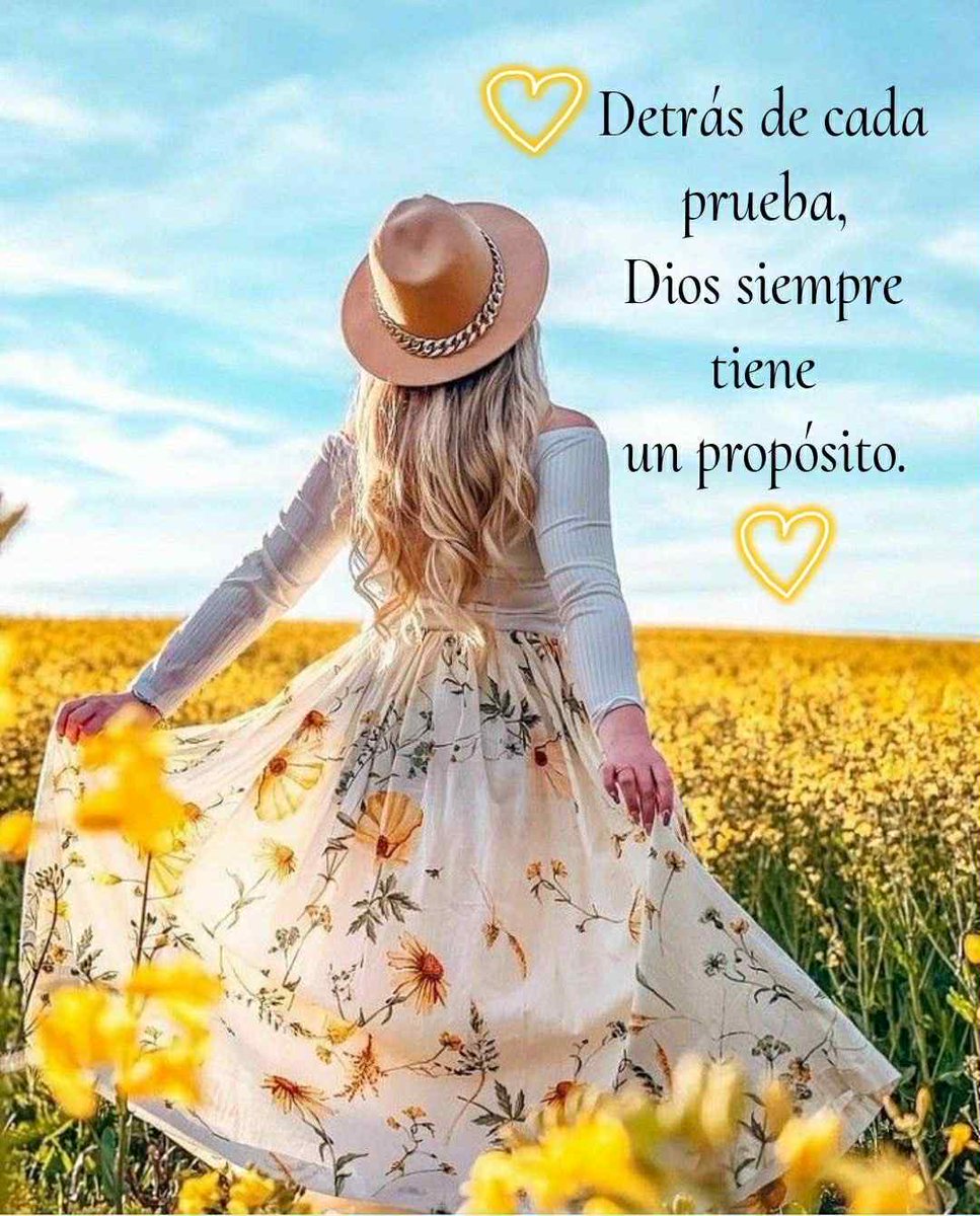 Detrás de cada prueba, Dios siempre un propósito.🙌
