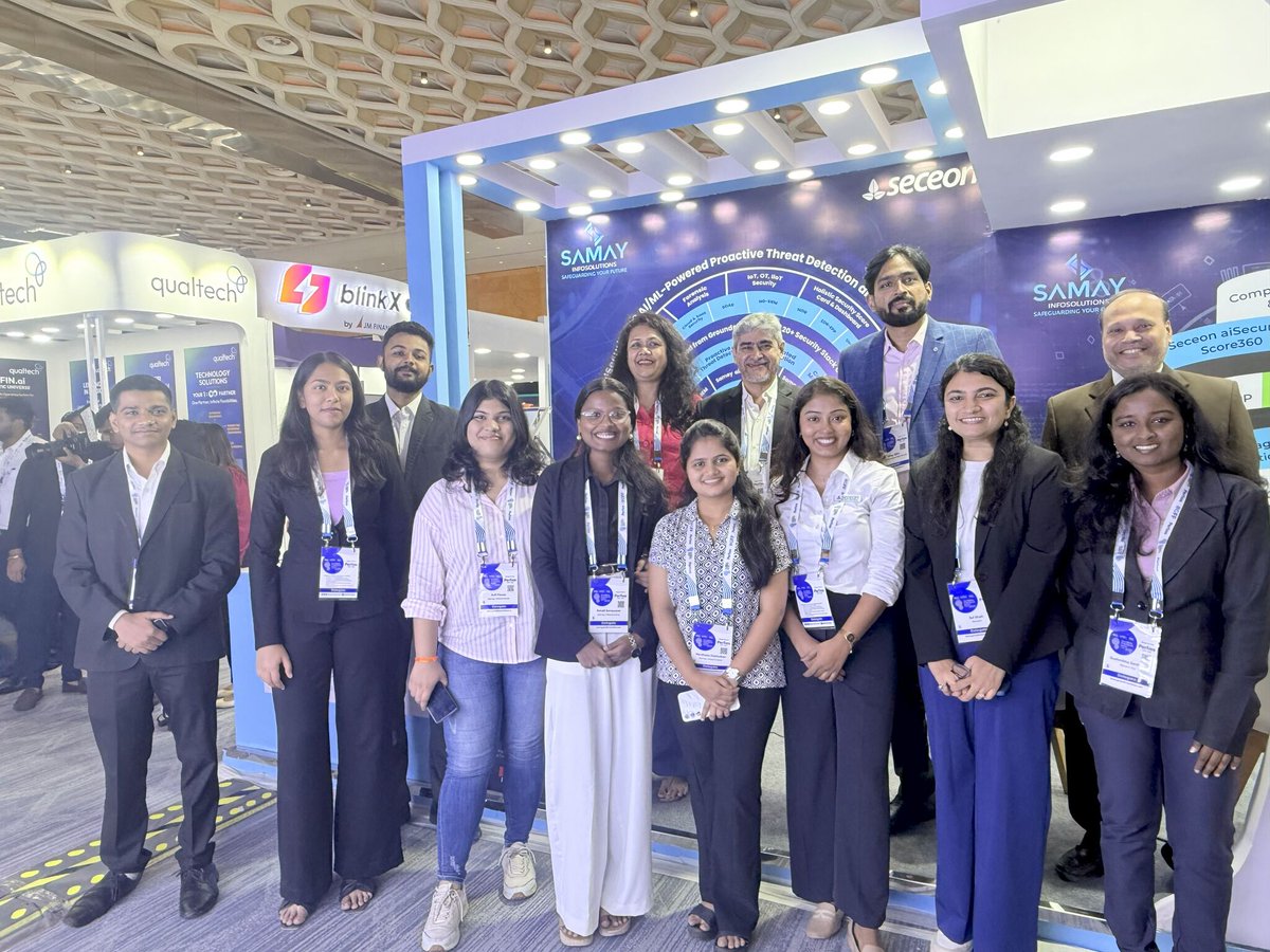 Seceon_Inc's tweet image. 🔥 Day 2 at #GFF2025!

The energy’s electric as we connect with fintech leaders reimagining security for the digital economy.
Together with Samay Infosolutions Pvt. Ltd., we’re showcasing how @Seceon_Inc AI/ML-driven platform empowers financial institutions with:
#GlobalFintech