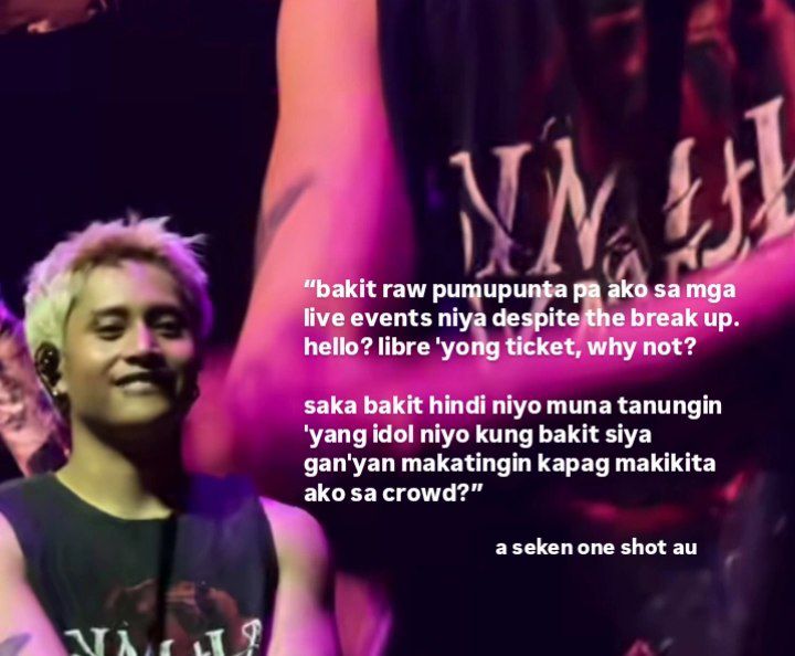 chaya's unresolved relationship with an idol, koriks, goes public and suddenly the 'mag-ex puksaan' online fruited into something beautiful as second chance.

a one shot