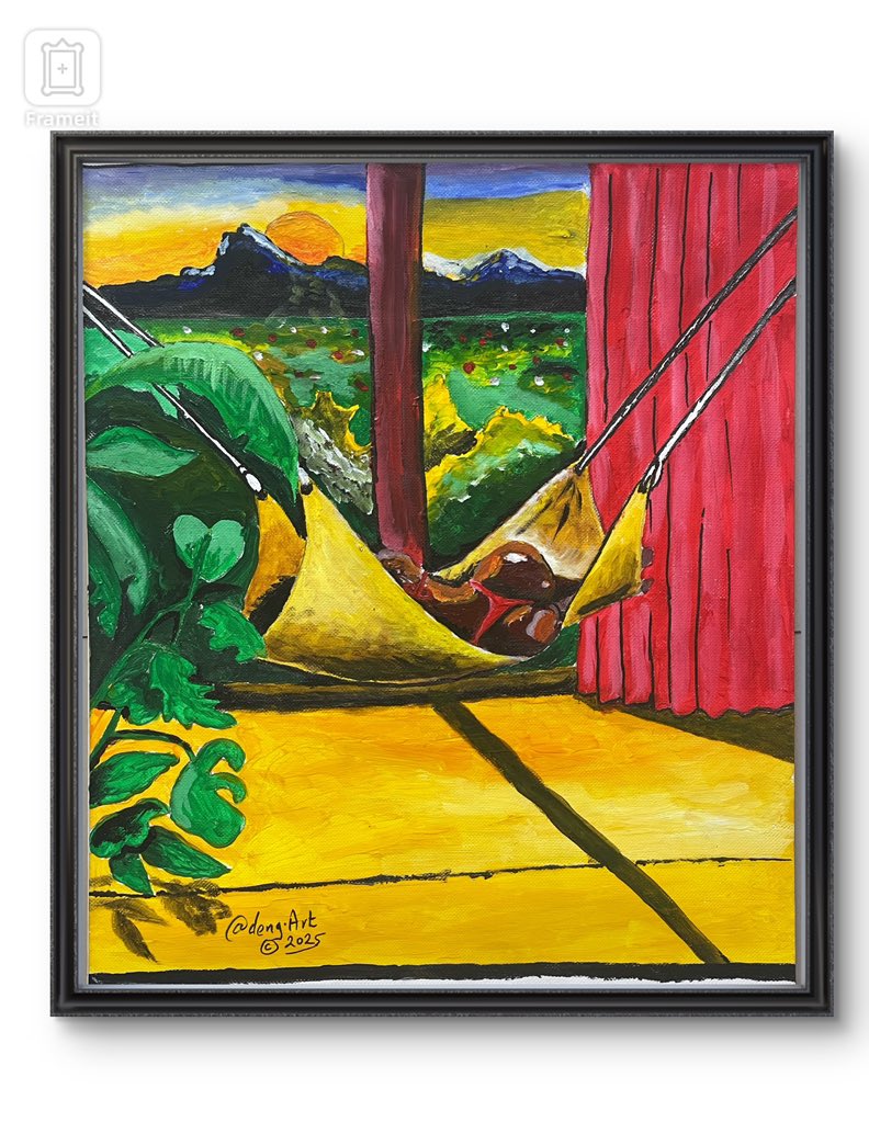 deng_forbez's tweet photo. Under the sun’s unhurried golden rise,
A soul respites, unfazed.
Birds sing through fields of green,
Mountains whisper hope to a new day

In this radiant amber hue,
Peace paints the world in acrylic love.
Between calm and nature’s melody,
Where the heart belonged. https://t.co/esVovqpGLd