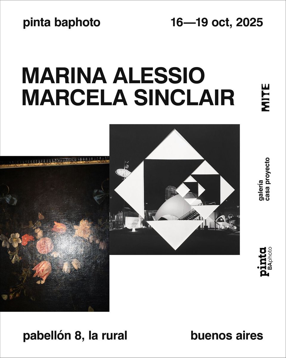 casaproyecto_'s tweet photo. Esta semana participamos en #pintabaphoto con las obras de Marina Alessio, junto a @mitegaleria. De jueves (pre—apertura) a domingo, en La Rural. Los esperamos! https://t.co/sWfiuPygKp
