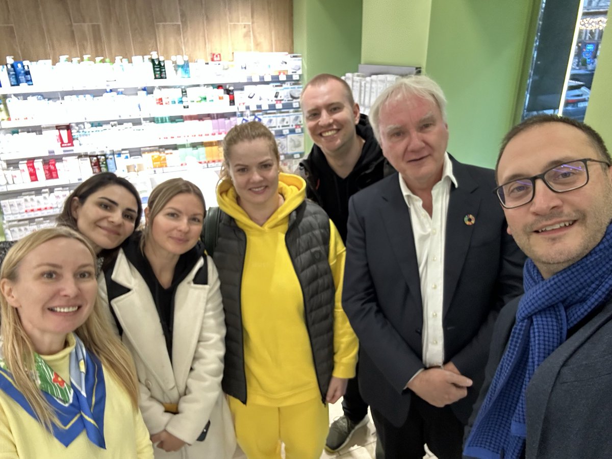 To be ready for next season we had the flu shots done with few <a href="/WHOUkraine/">WHO Ukraine</a> colleagues and <a href="/matzschmale/">Matthias Schmale</a> joined us as UN Resident Coordinator in Ukraine. Ensure that your immunization status is up to date and protect people at high risk. Vaccines save lives!