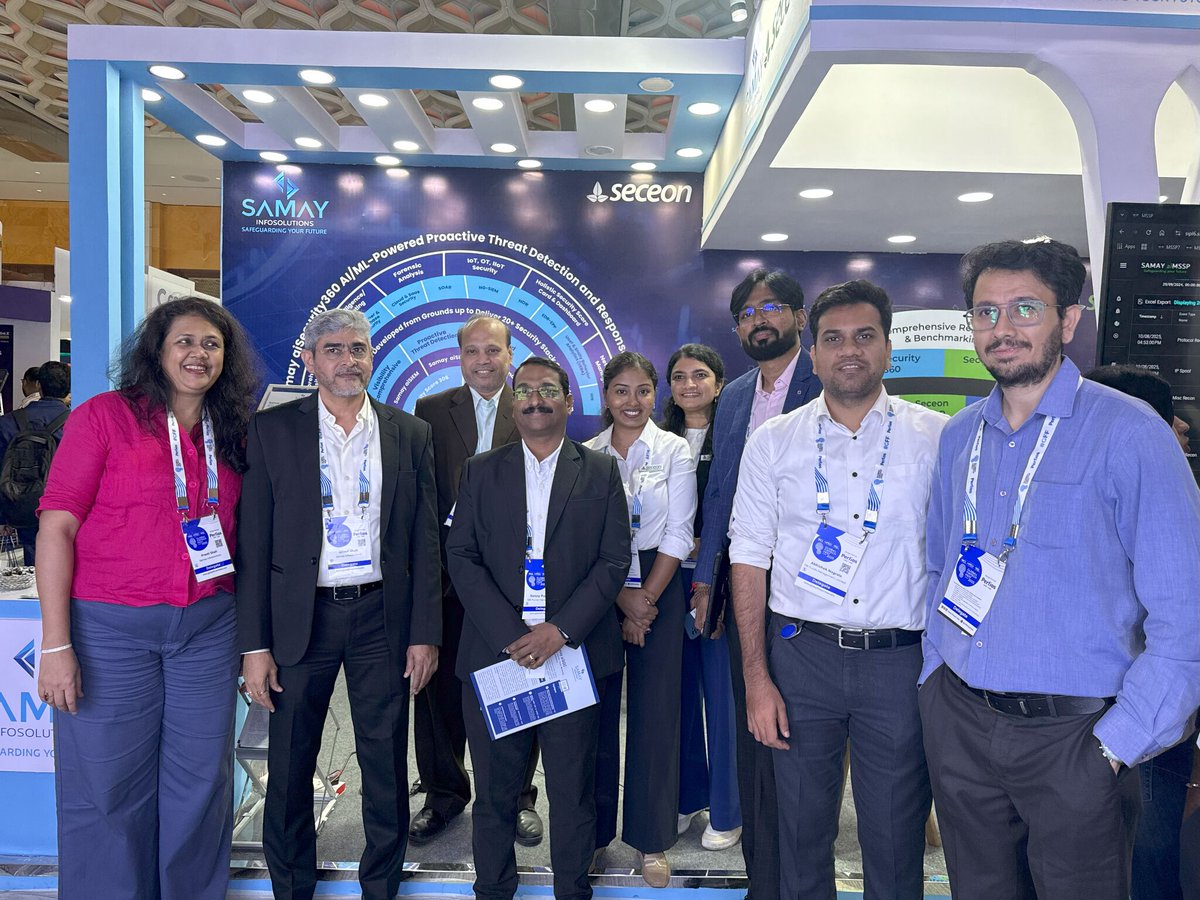 Seceon_Inc's tweet image. 🔥 Day 2 at #GFF2025!

The energy’s electric as we connect with fintech leaders reimagining security for the digital economy.
Together with Samay Infosolutions Pvt. Ltd., we’re showcasing how @Seceon_Inc AI/ML-driven platform empowers financial institutions with:
#GlobalFintech