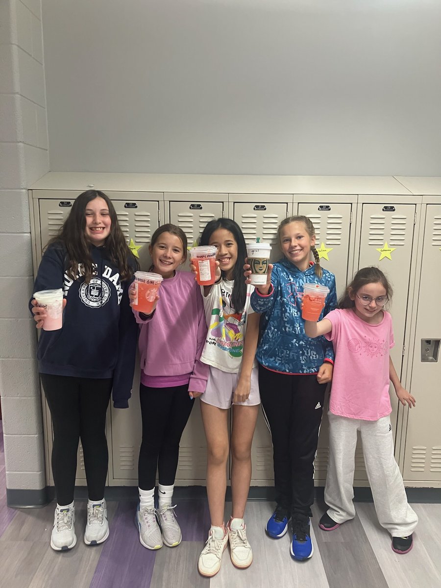 Congratulations to these STAR Leaders for earning a Starbucks day in class today! Keep up the great work!!!
