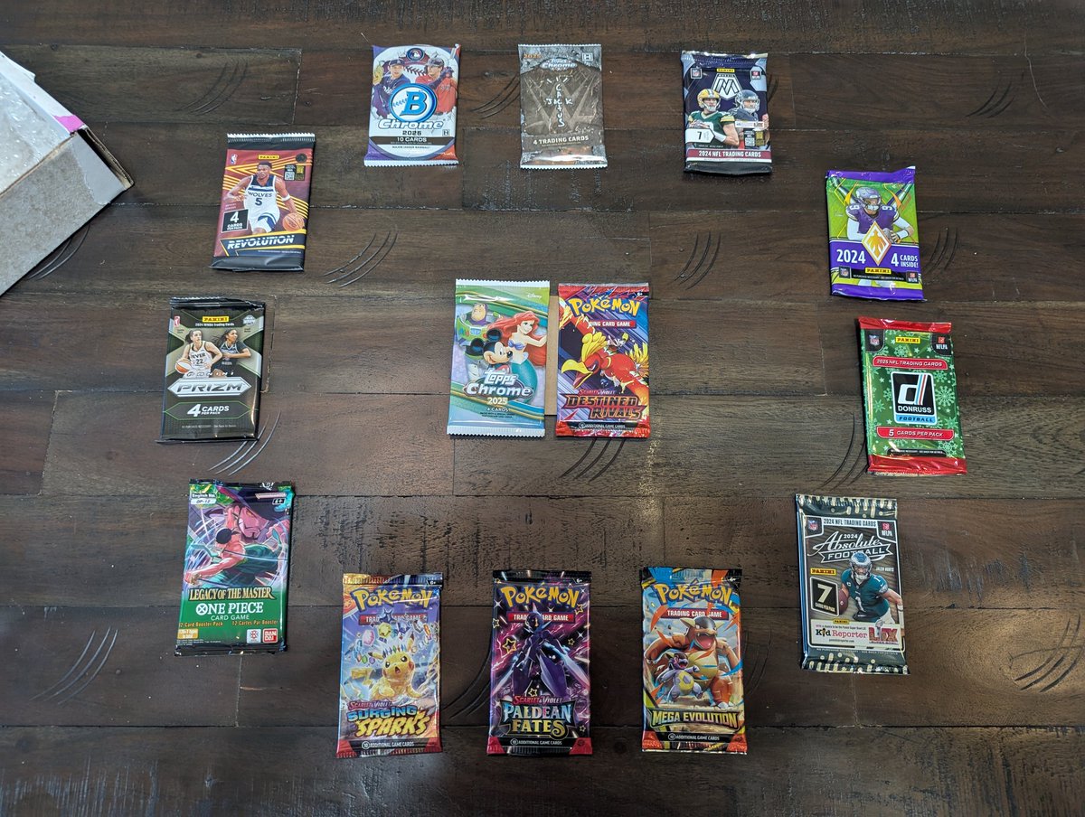 <a href="/cardrestocks/">Flip</a> <a href="/juice8ox/">Juice8ox Wrld</a> <a href="/CardFeind799/">Guards & Cards</a> <a href="/SharpysCardStop/">SharpysCardStop</a> <a href="/gibbler779/">Gibbler779</a> <a href="/retr0virus724/">Retrovirus</a> <a href="/Tlock69/">steve tlock</a> <a href="/decentcheese1/">decentcheese</a> <a href="/LFGSixers/">CS</a> What an absolutely loaded rak!!
Truly can't thank <a href="/cardrestocks/">Flip</a> enough for everything he does to brighten up this hobby 😊 
No one can come close to the kindness he brings on the daily!
Truly a blessing to be a part of the most amazing community you have built here. Giveaways