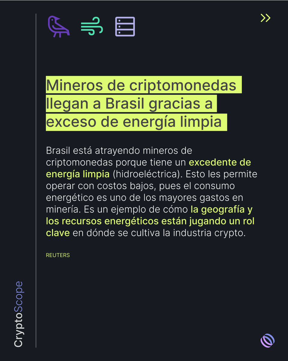 orbi_finance's tweet image. Crypto Scope Weekly 🌍

💰 Los ETFs cripto marcan récord, atrayendo casi $6 mil millones de USD en inversión.

📈 Bitcoin alcanza un nuevo máximo histórico, superando los $125,000 USD.

🇧🇷 Mineros de criptomonedas llegan a Brasil, aprovechando el exceso de energía limpia.…