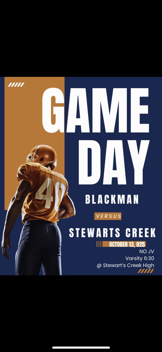 Blackman Middle Football tweet media