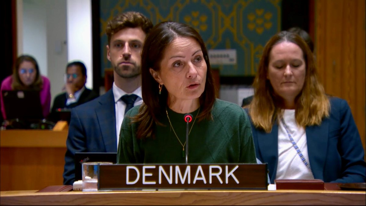 At today's UNSC meeting on #GreatLakesRegion, Denmark called for immediate and unconditional ceasefire in Eastern DRC, implementation of resolution 2773, and accountability and regional economic integration as part of peace efforts. 
shorturl.at/5ADne