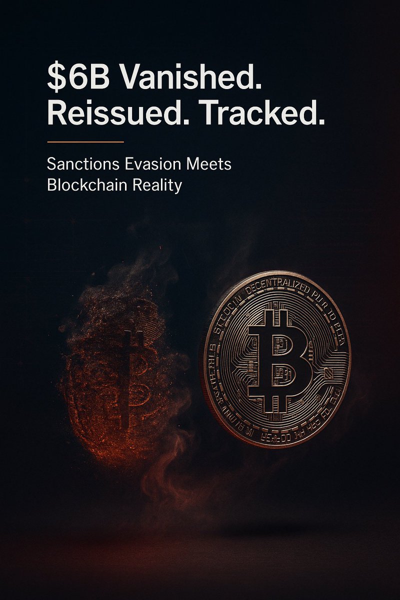 $6B+ moved by a sanctioned crypto token — dodge, delete, reissue, repeat. A7A5 just showed how regulation can be played. 
If enforcement doesn’t evolve, we’ll always be two steps behind.
#CryptoCompliance #Sanctions #Regulation