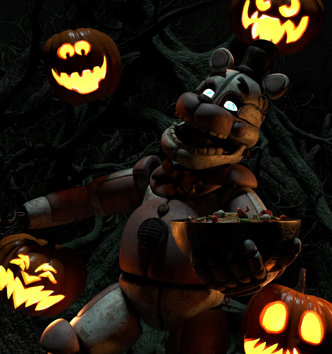 Bob_big_boots's tweet photo. few renders i did this month
Hudson model by: @The_Duggster
CTW F.freddy by: MysteryPersonYT
step on up model/map by: @BLND_SPOT
#fnaffanart #blender #securitybreach #counttheways #scrapbaby https://t.co/ci67AwbSHw