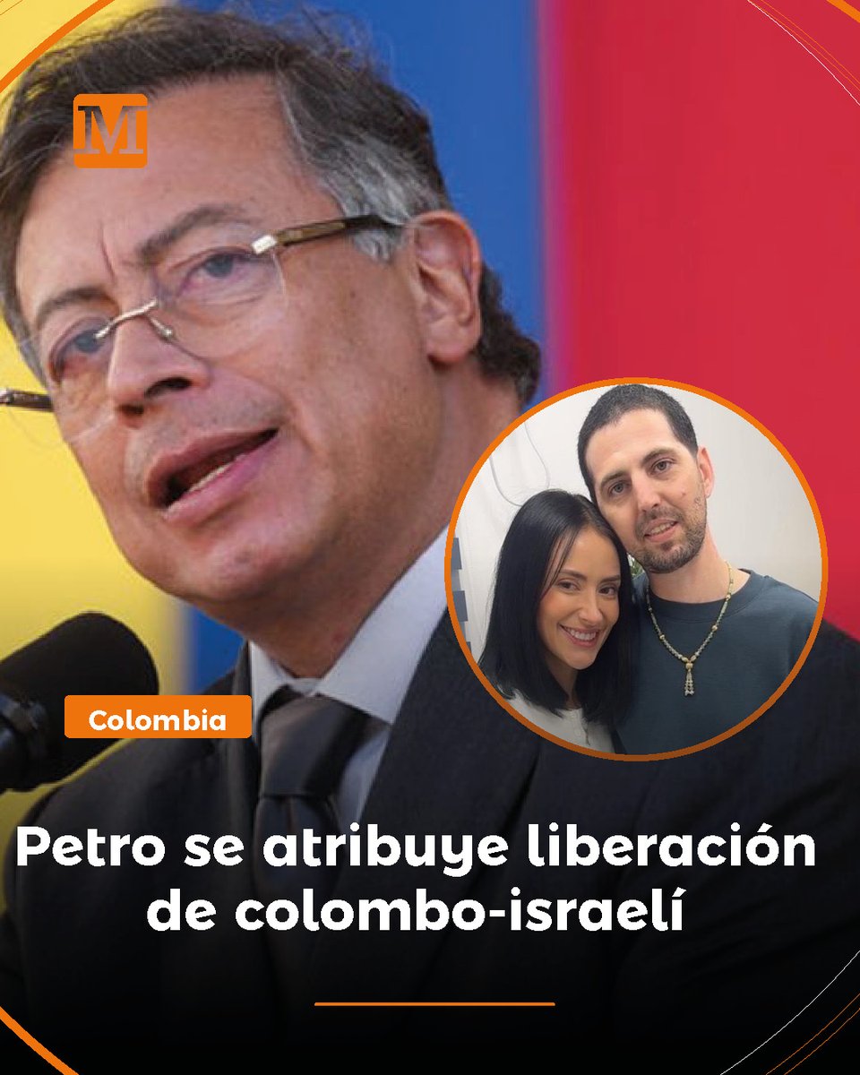 #Colombia | Aunque en nada influyó su discurso en la ONU, ahora el presidente Gustavo Petro sale a cobrar créditos que no tiene. Luego de la liberación de Elkana Bohbot, ciudadano colombo-israelí, quien se reencontró con su esposa Rebeca González tras más de 730 días de secuestro