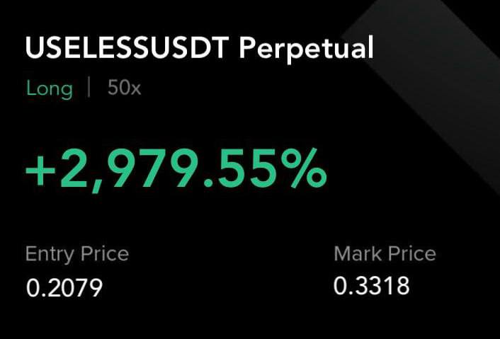 OPULENCECRYPTOC's tweet image. #USELESS TP4: 0.33 ✅