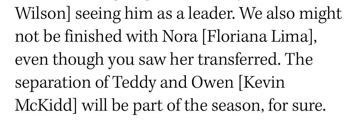 and then i ask myself, what is nora going to come back for?