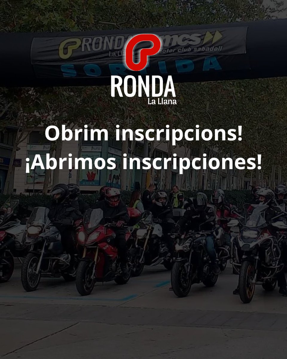 🚥 Obrim inscripcions per a la #RondaLaLlana 2025, que tindrà lloc el 15 de novembre!
🔗 bit.ly/lallana25-insc…

▫️▫️▫️

🚥 ¡Abrimos inscripciones para la #RondaLaLlana 2025, que tendrá lugar el 15 de noviembre!
🔗 bit.ly/lallana25-insc…