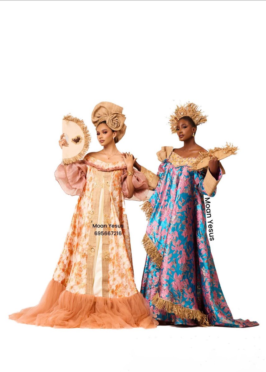 LA COLLECTION Moan Yesus  célèbre également l’unité dans la diversité 💚❤️💛celle d’un peuple riche et indivisible
Moan Yesus vous présente des Kabas de cérémonie royales et majestueux pour vos mariage traditionnel 👑

#MadeInCameroon #creationmoanyesus #Moanyesussignature