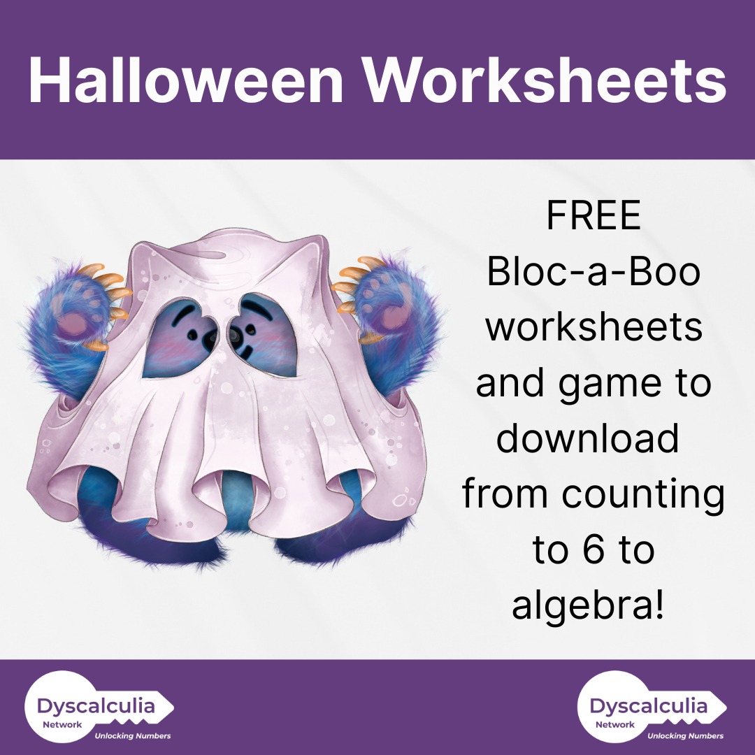 DyscalculiaNet1's tweet image. Bloc-a-Boo has arrived just in time for Halloween! Check out our FREE downloadable Halloween worksheets featuring Bloc-a-Boo and friends here!
 dyscalculianetwork.com/dyscalculia-ne…
 
#dyscalculia #mathsteacher #mathstutor #mathsfun #halloween2025 #halloweenfun