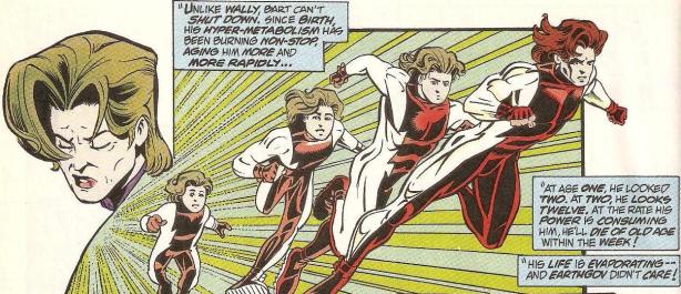 #001 — Impulse (1995)
primeira aparição solo de Bart Allen!