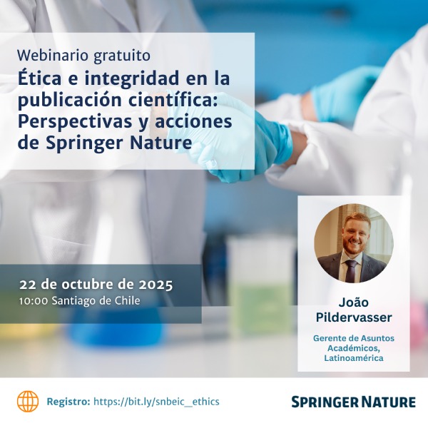 ProgramaBEIC's tweet image. Un webinar para los usuarios del @ProgramaBEIC:
"Ética e Integridad en la Publicación Científica: Perspectivas y Acciones de Springer Nature"
🗓️Mié 22 oct, 10 h
Registro: cincel.cl/noticias/132-n…
