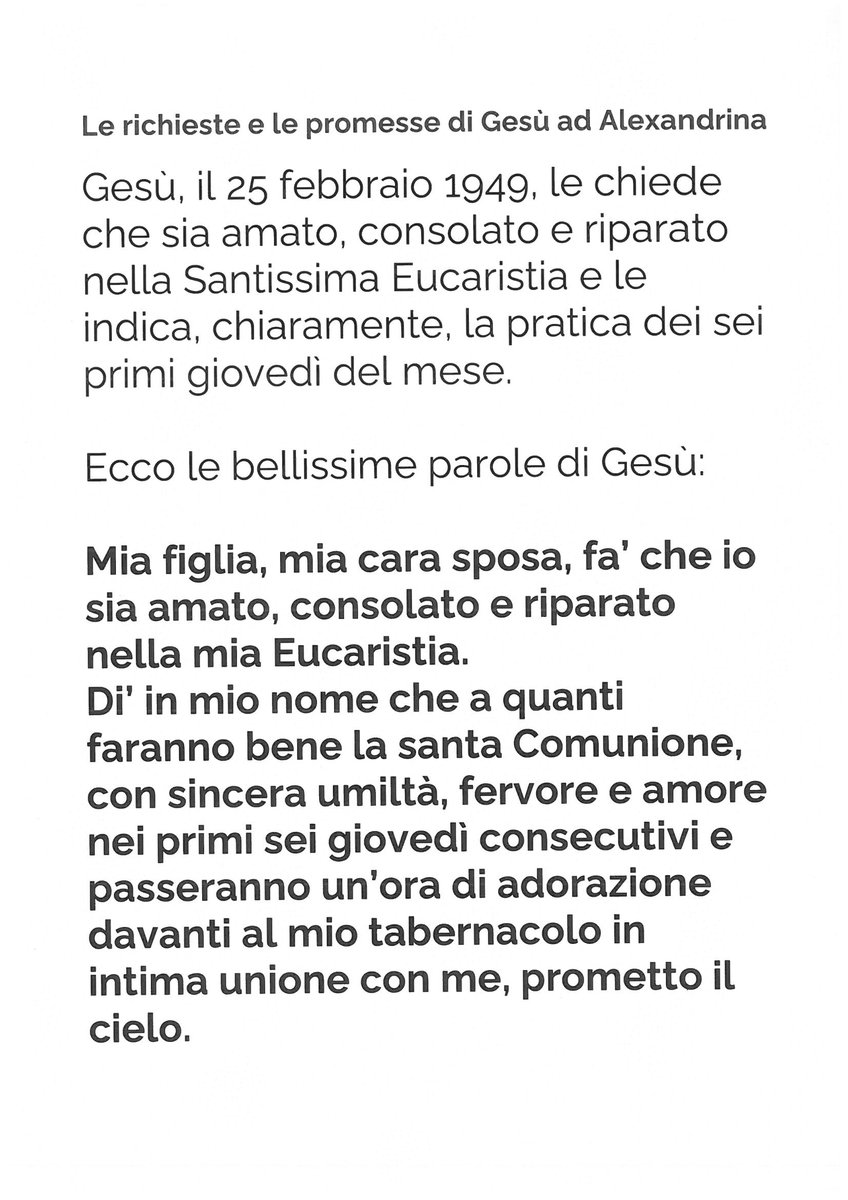 IoioRaffaele's tweet photo. #13ottobre
Beata Alexandrina Maria Da Costa, Salesiana Cooperatrice
Richieste e promesse di Gesù fatte alla Beata Alexandrina Maria da Costa, messaggera dell’Eucaristia!
#Eucarestia
#BeataAlexandrinaMariadaCosta
#SantitàSalesiana
#DonBosco https://t.co/t0j5ssbXS8