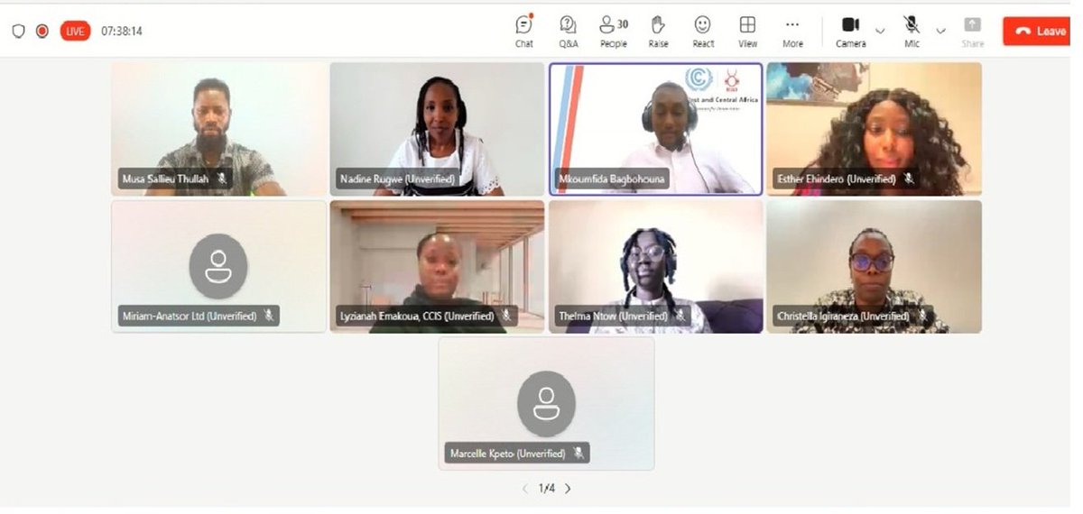 rasdsl1's tweet photo. On 9th Oct, we were honored to join the webinar "Unlocking Finance for Youth-led Climate Action in West &amp; Central Africa," hosted by @UNFCCC RCC WCA, @UNDP_WAfrica, @YOUNGO &amp; @UNICEF.
Our rep, @musa_thullah123, made a memorable contribution to the conversation.

#ClimateFinance https://t.co/9rGogCDEAL