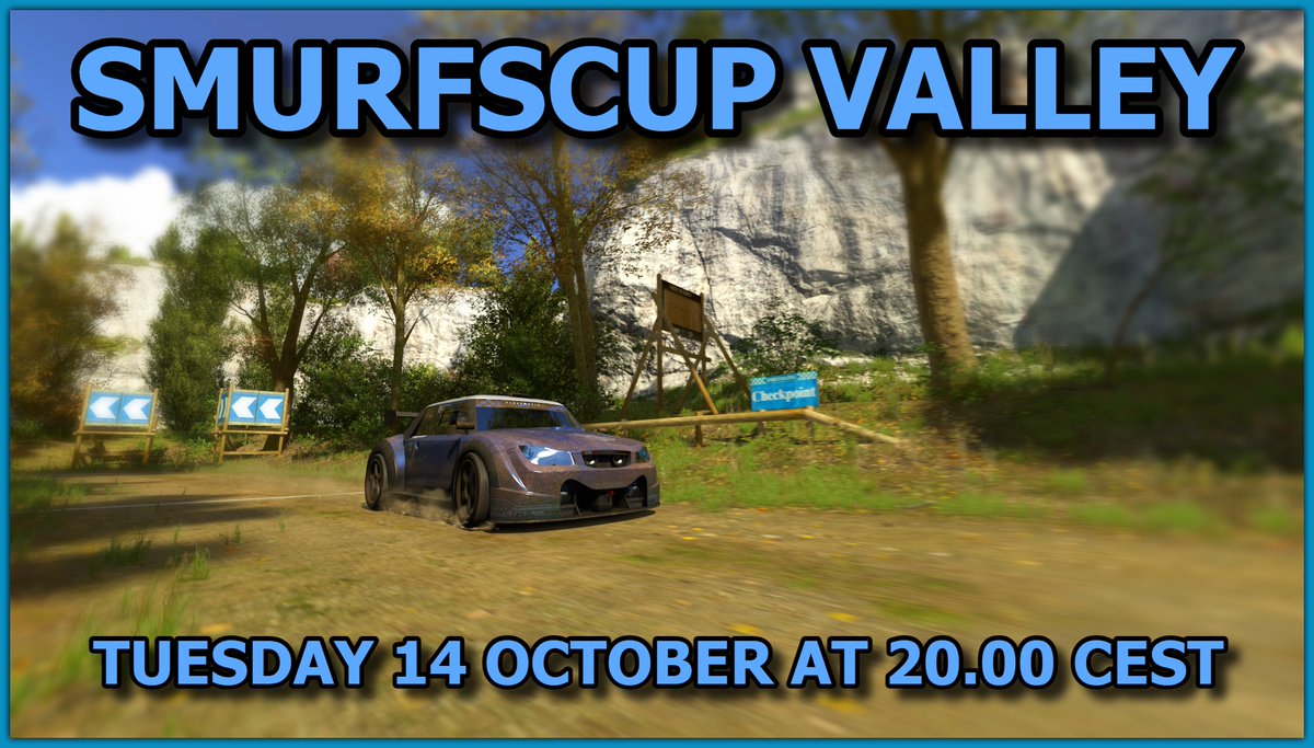Smurfscup Valley this tuesday 14-10-2025 at 20.00 CEST
More info about this Smurfscup at smurfen.nu/valley