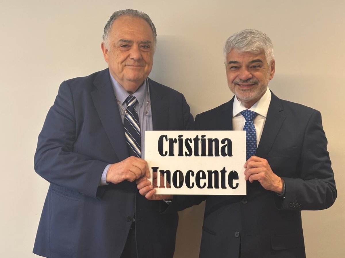 CRISTINA INOCENTE!! pide ⁦<a href="/senadorhumberto/">Humberto Costa</a> Humberto Costa Presidente del <a href="/PARLASUR/">Parlamento MERCOSUR</a>, también Presidente de la Comisión de Relaciones Exteriores del Senado de Brasil.

<a href="/CFKArgentina/">Cristina Kirchner</a> 
#CristinaInocente