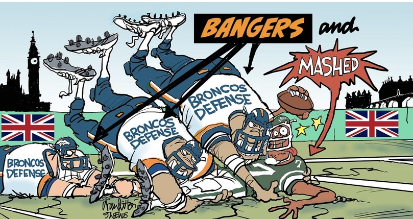 Thank you "DEFENSE" while the Offense was on a "tour" of London or something???