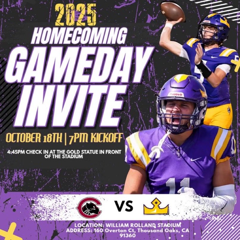 Thank you <a href="/CoachMeyer_/">Nick Meyer</a>  for the game day invite! <a href="/CLUFootball/">Kingsmen Football</a>