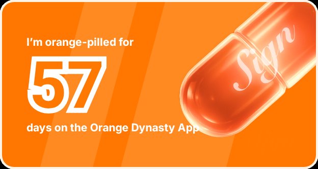 Treazure_web3's tweet image. I've been Orange-Pilled and Seeing Signs for 57 days 👀🧡🐉.Join the app and be a better version of yourself!
orange.sign.global/app?user=NP3FO…