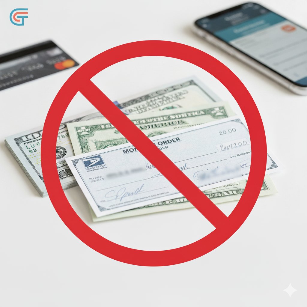 CohenTucker's tweet image. STOP writing checks to USCIS! 🛑
USCIS is eliminating paper payments. Fees must be paid electronically.

A payment error could lead to rejection. 

Get the details in our new blog post: cohentuckerlaw.com/free-resources…

#USCISChange #ImmigrationAlert #CohenTuckerAdes #FilingFees #ACH