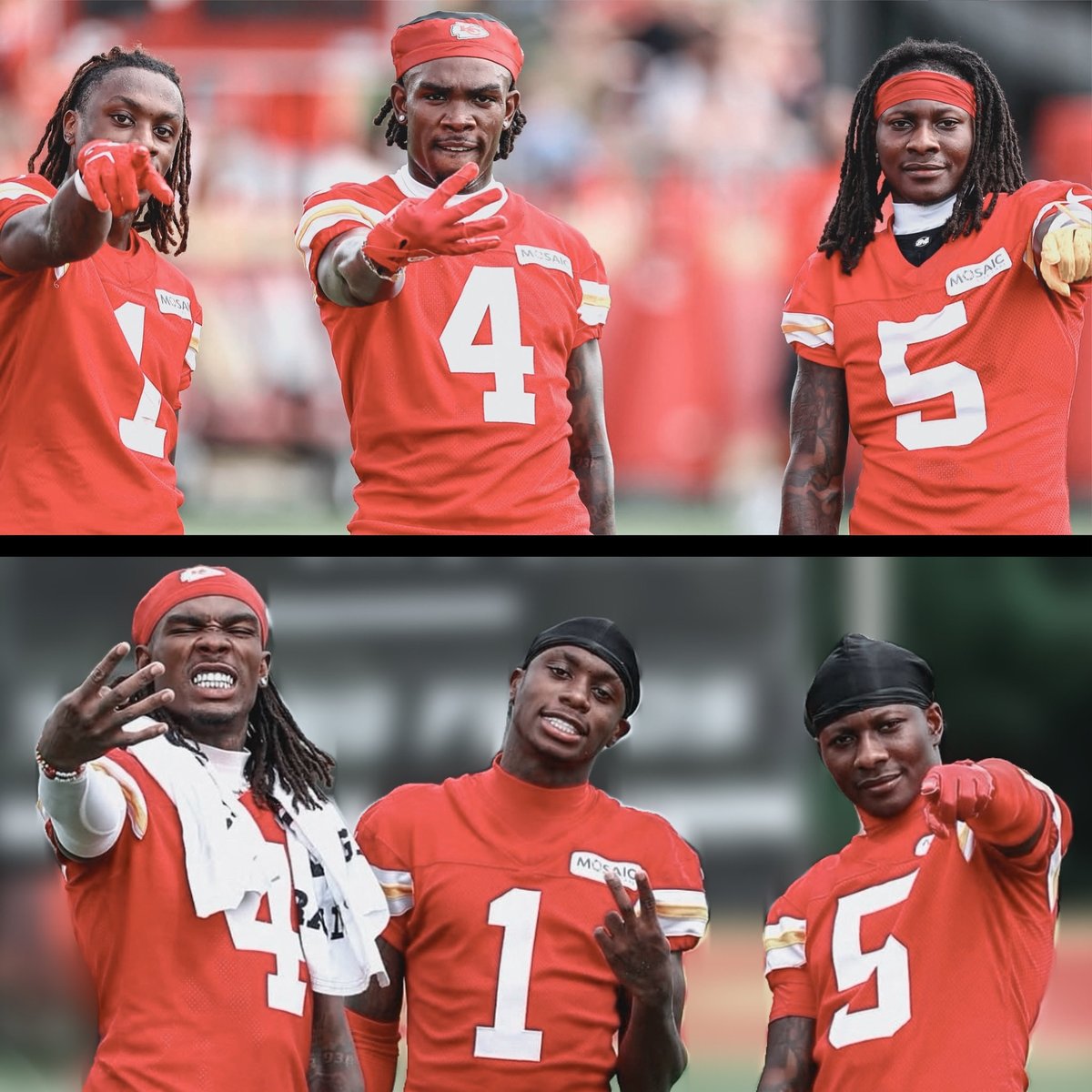 We are FINALLY going to get this wide receiver trio 😁🙌💪

📸: Chiefs