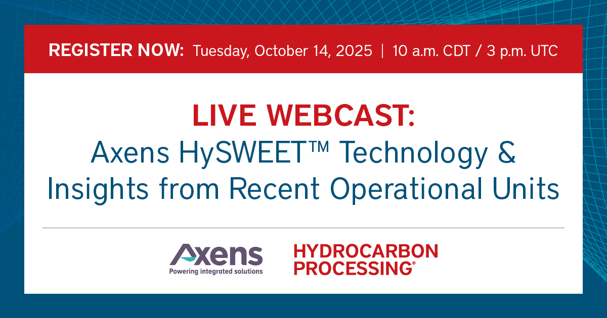 HydrocarbonProc's tweet image. 🚀 HySWEET™ = Smarter Gas Treatment
💧 Removes acid gases &amp;amp; mercaptans
⚡ Cuts energy use &amp;amp; emissions
🌍 Proven tech, commercial units live

🎓 Join the webcast for real results! 
event.on24.com/wcc/r/5050667/…
#HySWEET #GasTreatment #Innovation