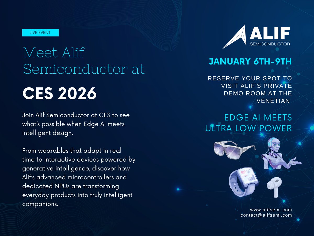 Alif Semiconductor tweet media