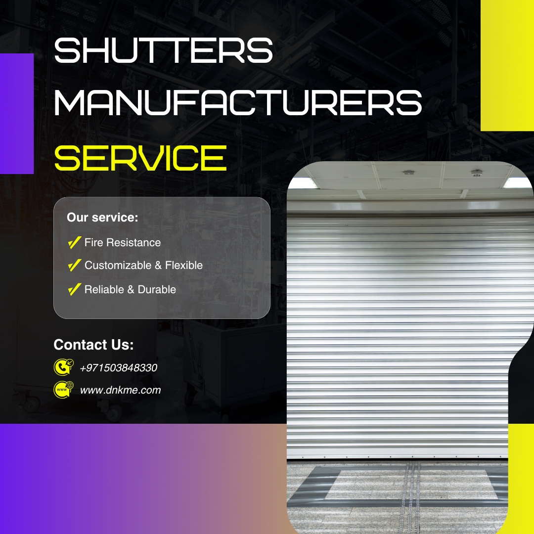 dnkdoors's tweet image. Your search for reliable shutter manufacturers ends here! Experience fire resistance, flexibility, and durability with our expert service. Get in touch! 📞 +971503848330 🌐 dnkme.com #ShutterSolutions #QualityService #DNKME