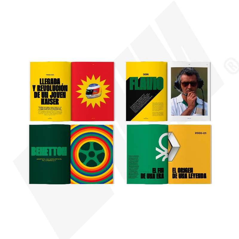 revistafium's tweet photo. 🤩 Hazte ya con la segunda entrega de la Revista Fium, con la escudería Benetton Formula como protagonista: