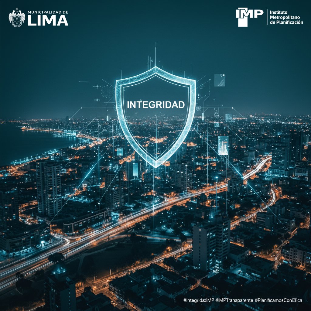 En el IMP, no solo diseñamos la Lima del futuro, sino que lo hacemos con un pilar fundamental: la integridad.

Lee el artículo completo y conoce nuestro enfoque. linkedin.com/pulse/integrid…
#IntegridadIMP #IMPTransparente #PlanificamosConEtica