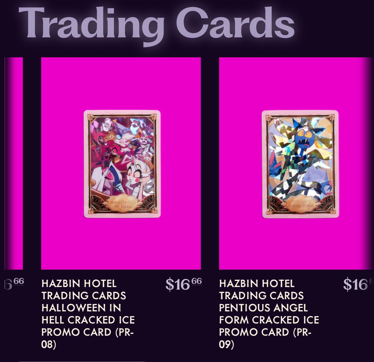 その他 Hazbin Hotel Trading card/PR-05 ice その他 Hazbin Hotel Trading card/PR-05 ice Hazbin Hotel