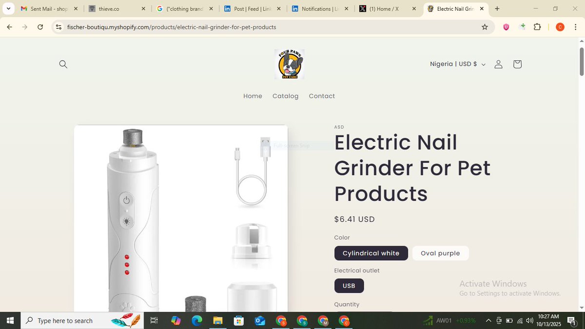 TechSquadDev's tweet image. Just wrapped up a new Shopify store for pet materials & accessories
Built with love ❤️navigation, play design, and ready for global shoppers.
Always building stores that make customers feel connected. 💻✨
#Shopify #Ecommerce #PetStore #ShopifyDesign #OnlineStore #WebDesign