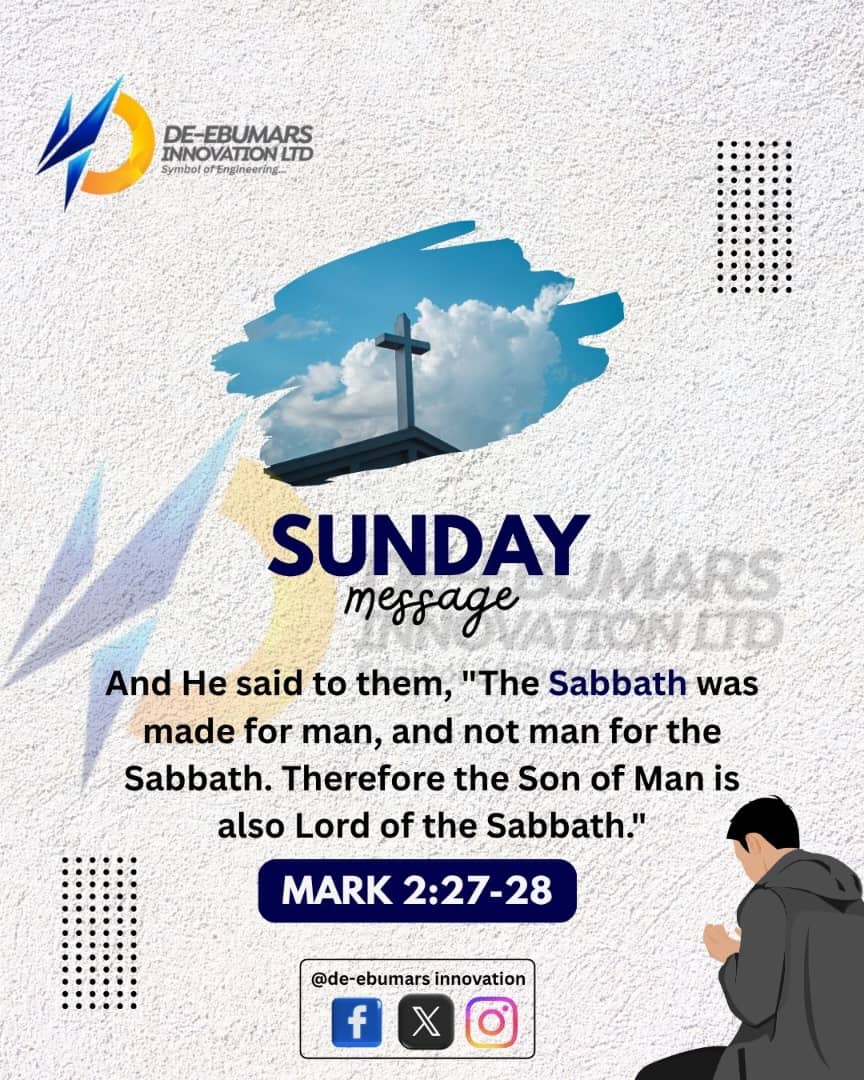 DeEbumars's tweet image. Take time to rest and reflect. Wishing you a peaceful and blessed Sunday from all of us at De-Ebumars.&quot;

#SundayMessage #Deebumarsinnovation #RestAndReflect #BlessedSunday #SundayPeace