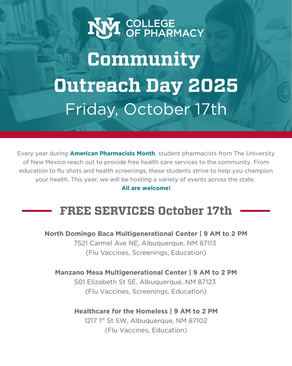 UNM College of Pharmacy tweet media