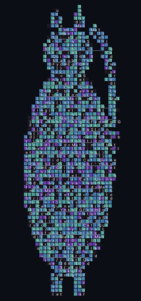 Loving this Quine I picked up on secondary, thanks <a href="/larvalabs/">Larva Labs</a> !