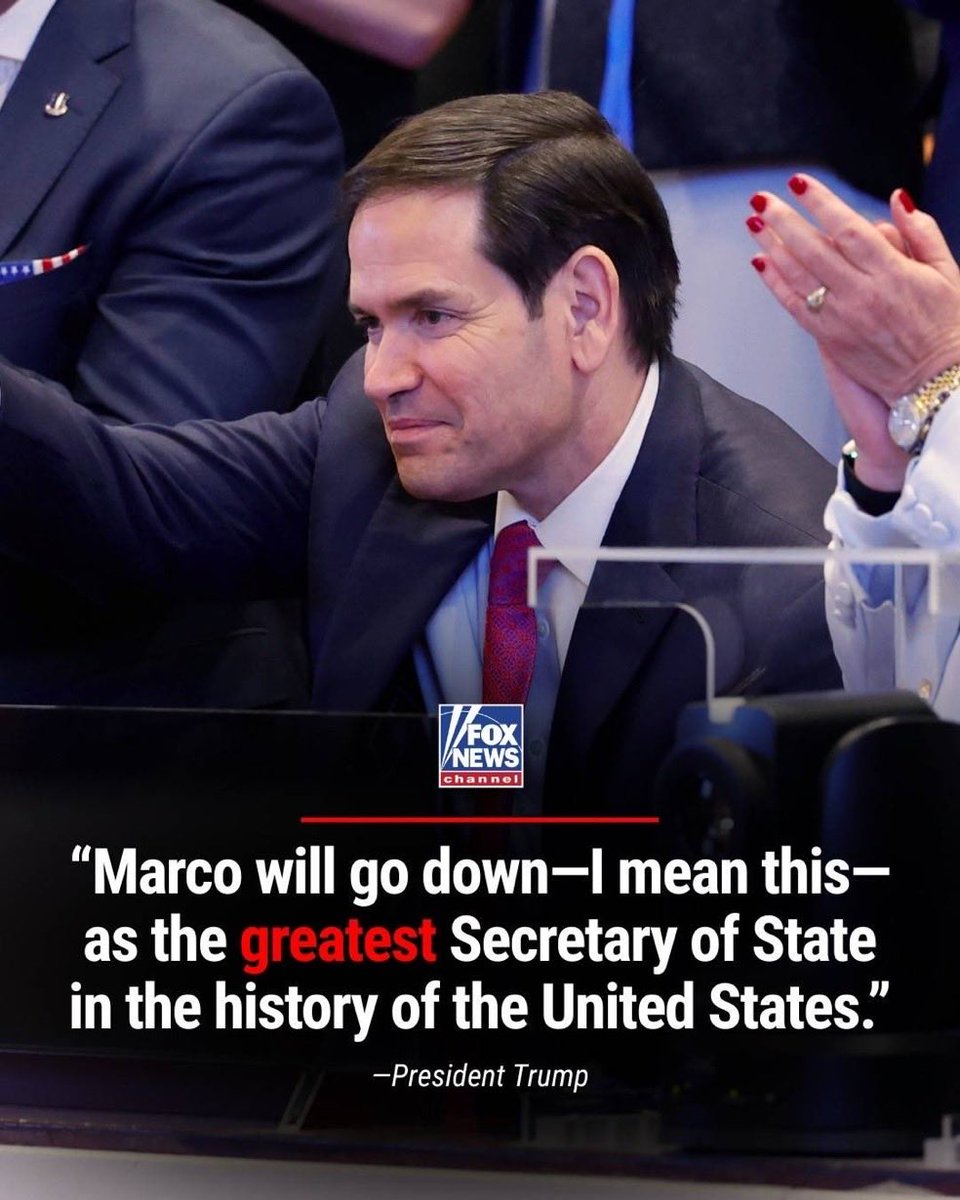 GigaBeers's tweet photo. Marco Rubio is proving to be one of America’s greatest assets abroad — sharp, steady, and unapologetically pro-U.S.

A Vance-Rubio ticket in 2028 would be unstoppable https://t.co/ah8h8YhYDW