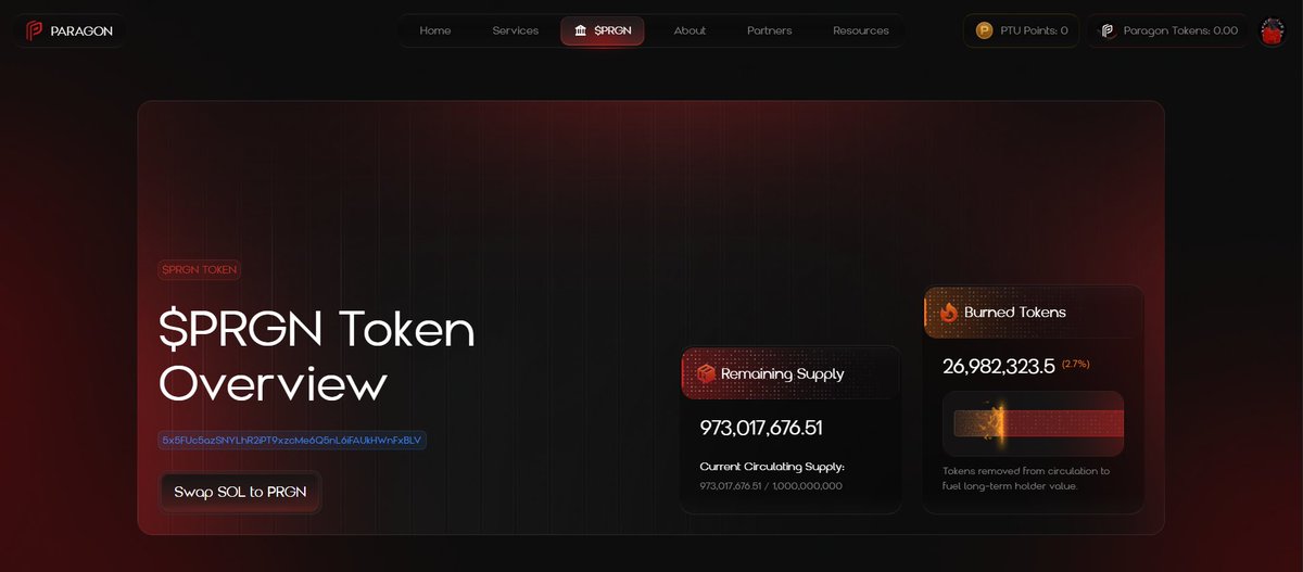 ParagonTweaks's tweet image. 🚨Increasing the Rarity of $PRGN is the #1 Priority,
Rewarding long term Holders and Providing Real Life utility to investors is key, but we want to accelerate it.
For a Test Run were devoting 50% of Creator Fees from Now until Oct 24th to a Buy Back and Burn🔥
More Volume,…