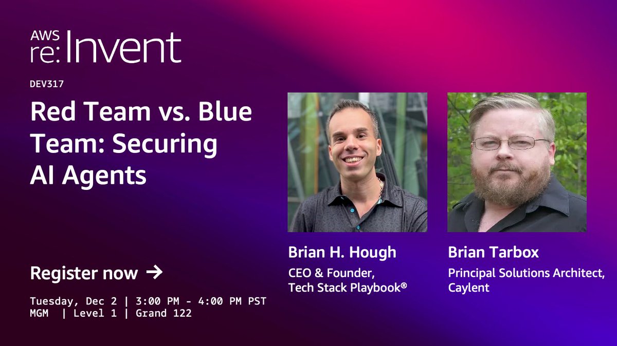 Brian H. Hough (@brianhhough) on Twitter photo šØ Everyoneās talking about building AI agentsā¦
But no one is talking about how to defend them.
Weāve officially entered a new era of attack vectors. The kind that can:
 š Delete entire production databases
 š Leak sensitive PII through prompt injection
 š ļø Corrupt internal šØ Everyoneās talking about building AI agentsā¦
But no one is talking about how to defend them.
Weāve officially entered a new era of attack vectors. The kind that can:
 š Delete entire production databases
 š Leak sensitive PII through prompt injection
 š ļø Corrupt internal