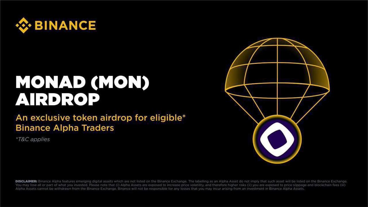 ππ ππ‘ππ¦π’π¦ π’π¬π₯ππ¦ π (@mdshamim4560) on Twitter photo New tokens hitting Binance Alpha this weekπ₯
Oct 14 - Yei Finance $CLO
Oct 14 - Enso $ENSO
Oct 15 Recall $Recall
Oct 15 Whitebridge Network $WBAI
Speculated - Monad $MON might come this week
βΎ Also pivot to yapping
<a href="/MMTFinance/">MomentumβοΈβοΈT</a>
<a href="/SentientAGI/">Sentient</a>
<a href="/irys_xyz/">Irys (β§α΄β§)</a>
<a href="/AlloraNetwork/">Allora</a> New tokens hitting Binance Alpha this weekπ₯
Oct 14 - Yei Finance $CLO
Oct 14 - Enso $ENSO
Oct 15 Recall $Recall
Oct 15 Whitebridge Network $WBAI
Speculated - Monad $MON might come this week
βΎ Also pivot to yapping
<a href="/MMTFinance/">MomentumβοΈβοΈT</a>
<a href="/SentientAGI/">Sentient</a>
<a href="/irys_xyz/">Irys (β§α΄β§)</a>
<a href="/AlloraNetwork/">Allora</a>