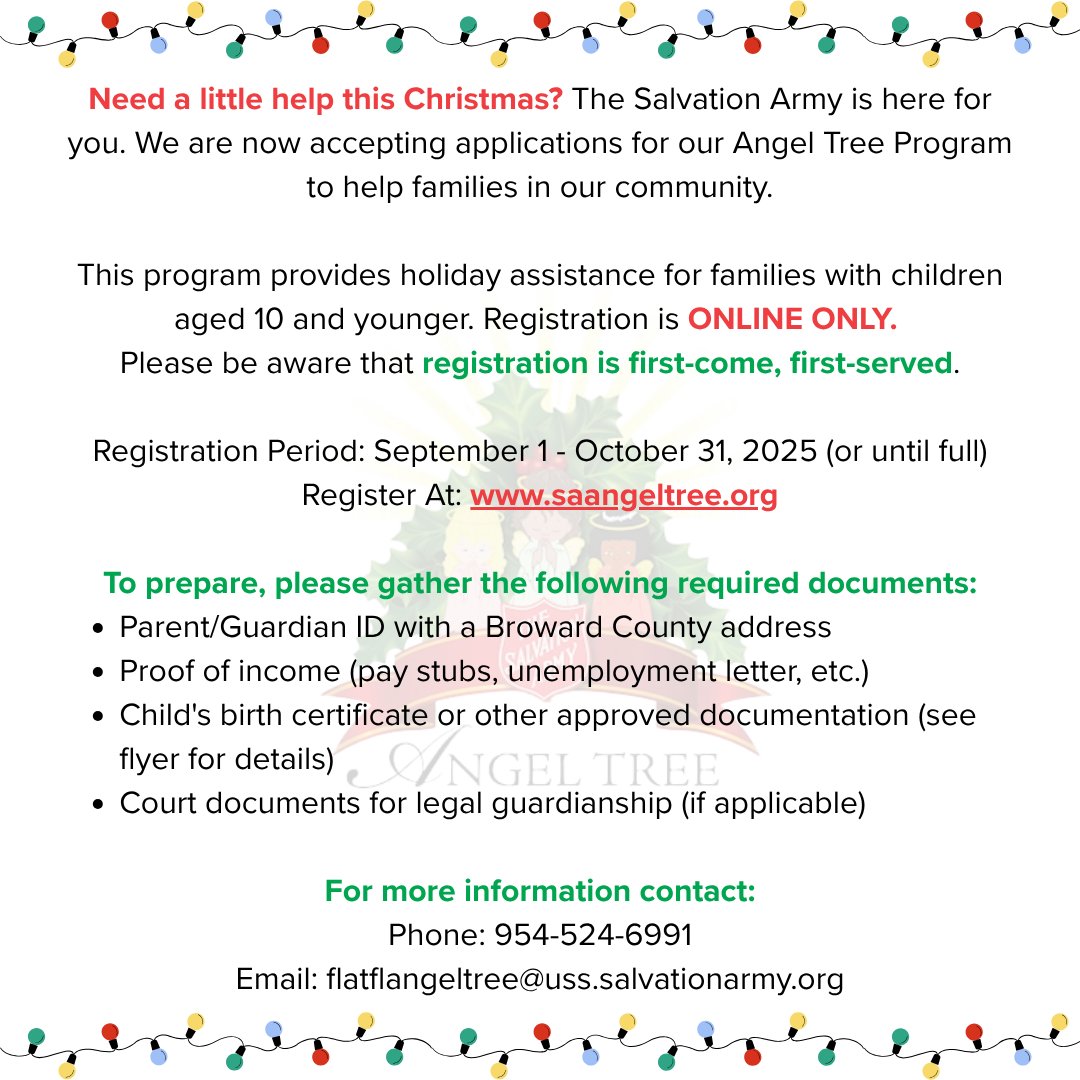 The Salvation Army of Broward County tweet media