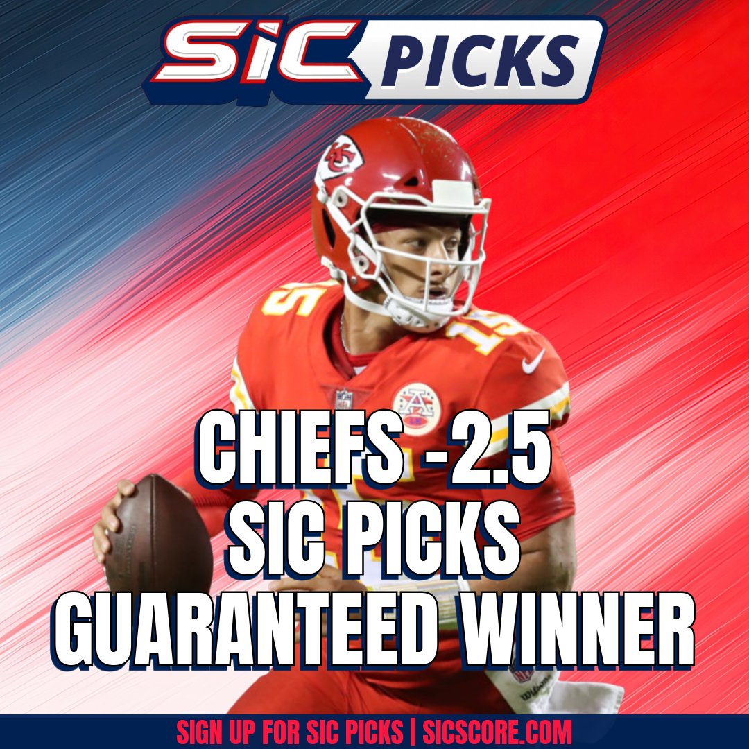 SICscore's tweet image. NFL Week 6 SIC Picks recap
Spreads 5-2💰
Chiefs -2.5 Guaranteed 3 Star Pick of the week💰
SIC Picks Spreads now cashing at 61%💰
Tonight we have a 2-Star Pick of the day!
Sign up for more proven winning picks using our injury-based edge!
➡️ sicscore.com/features/sic-p…