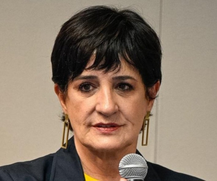 A blogueira <a href="/MonicaWaldvogel/">Mônica Waldvogel</a> quem citou o "diabo" durante o pronunciamento do Trump em Israel?